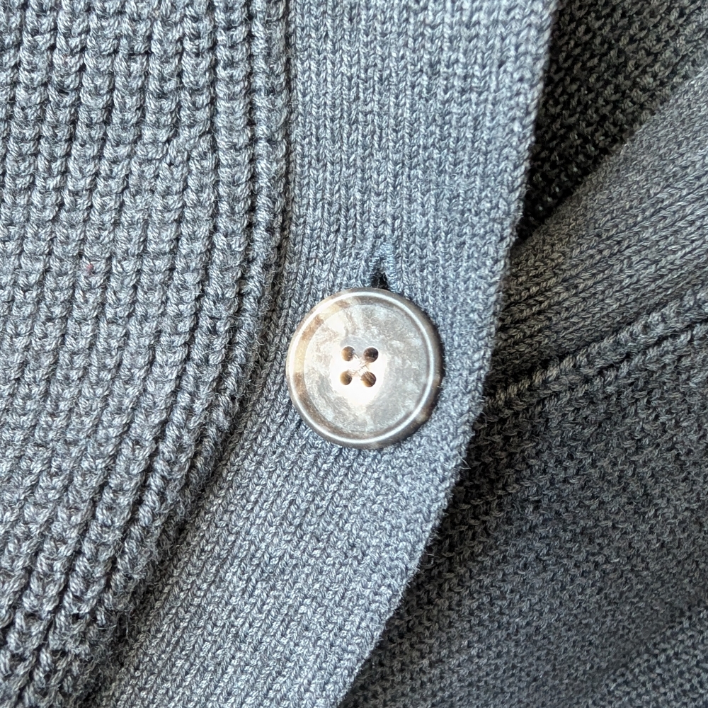 Banana Republic Washable Merino Blend Gray Button-Up Cardigan - Large - Picture 5 of 10